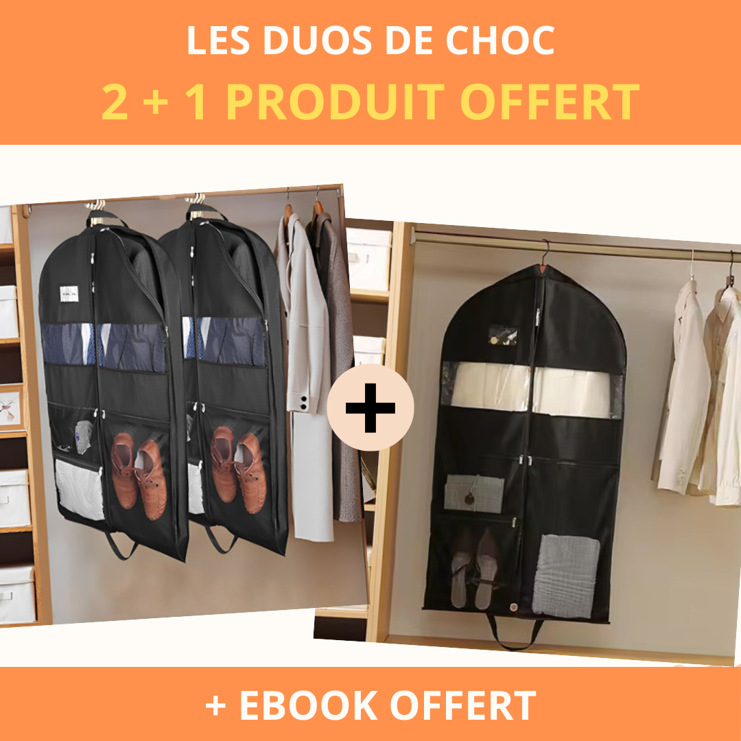 HOUSSE VETEMENT - MULTI RANGEMENT