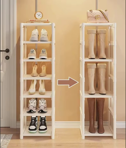 etagere chaussure verticale modulable grande flexibilite sans effort