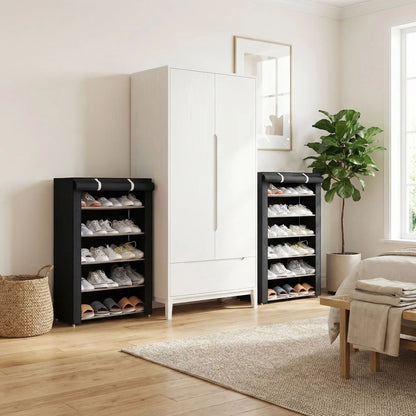 PETIT MEUBLE A CHAUSSURE | EN TISSU MODULABLE