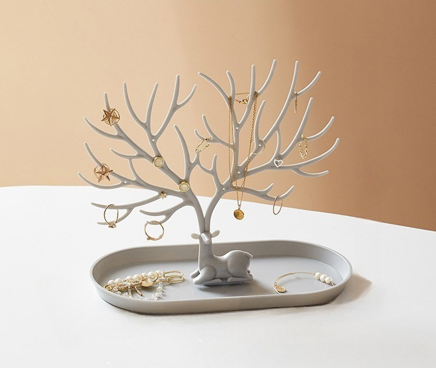 PORTE BIJOUX CERF ELEGANT | CHARME NORDIQUE