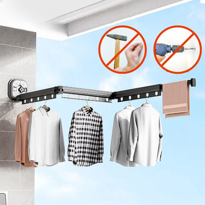 porte-cintre-retractable-nopercage-maximiser-votre-espace