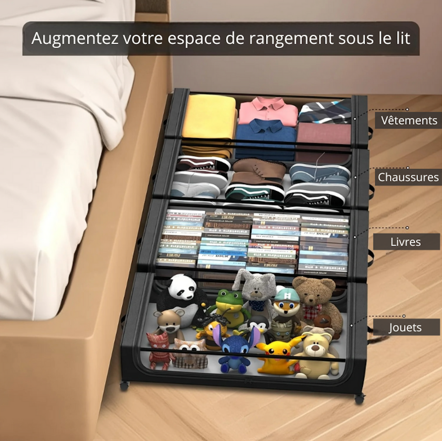 rangement-sous-le-lit-a-roulette-augmenter-espace-rangement
