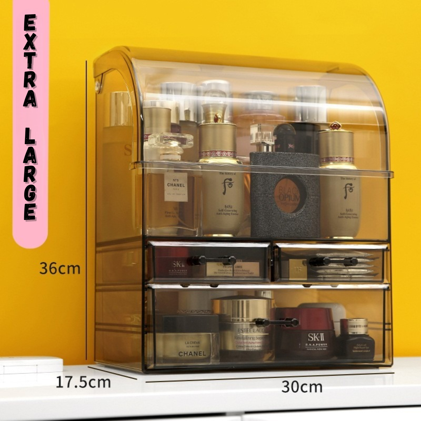 RANGEMENT MAQUILLAGE | SET TRANSPARENT