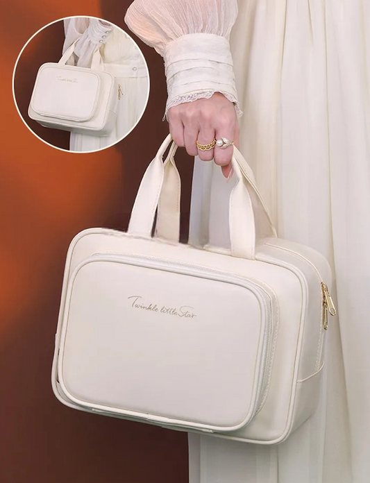 rangement maquillage vanity à suspendre accessoire pratique