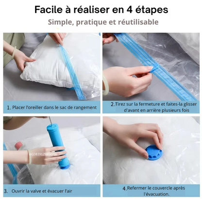 SAC SOUS VIDE | SAC RANGEMENT TRANSPARENT